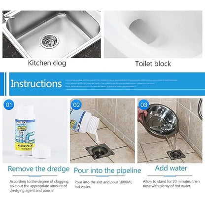 Turbo Drain Cleaner Powder