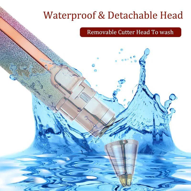 2‑in‑1 Electric Eyebrow Trimmer & Facial Hair Remover Rechargeable