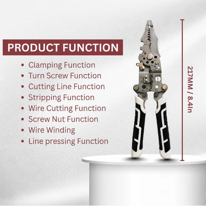 Foldable 10-in-1 Multi-Function Wire Stripper & Crimping Tool🔧