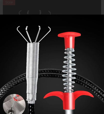 Stainless Steel Flexible Drain Cleaning Grabber Tool (3ft length)