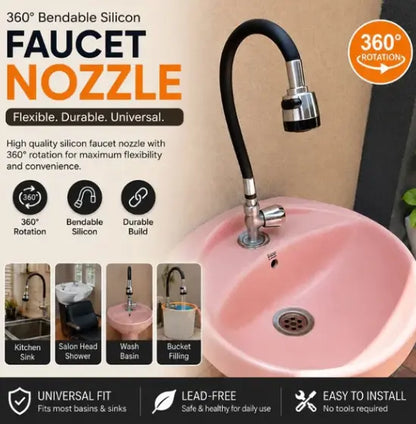 360° Bendable Silicone Faucet Nozzle 2026