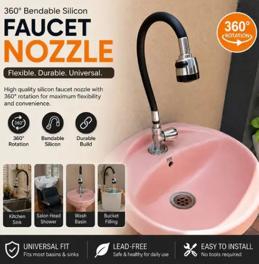 360° Bendable Silicone Faucet Nozzle 2026