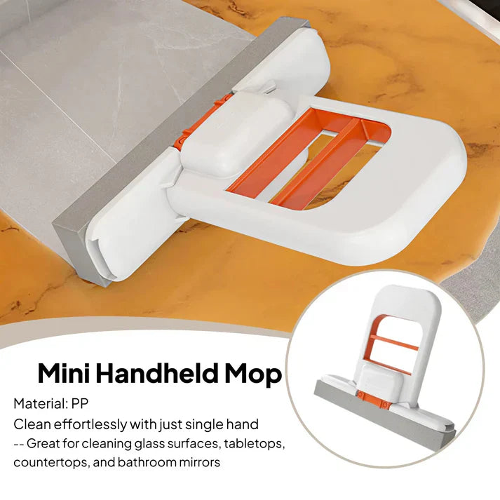 Foldable Mini Mop |Self‑Squeezing